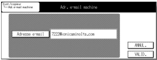 KONICA MINOLTA KM 7145 COPIER - [17] Adr. e-mail machine - 2