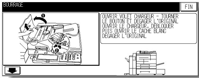 KONICA MINOLTA KM 7145 COPIER - Appuyez sur GUIDE dans l'écran. - 1