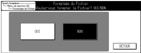 KONICA MINOLTA KM 7145 COPIER - Procedure (Formatage de la RAM) - 2