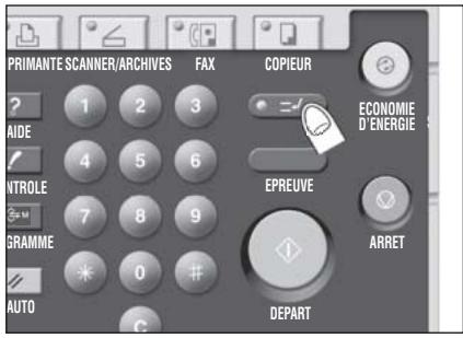 KONICA MINOLTA KM 7145 COPIER - Appuyez sur [INTERRUPTION DE CYCLE] dans le tableau de commande. - 1
