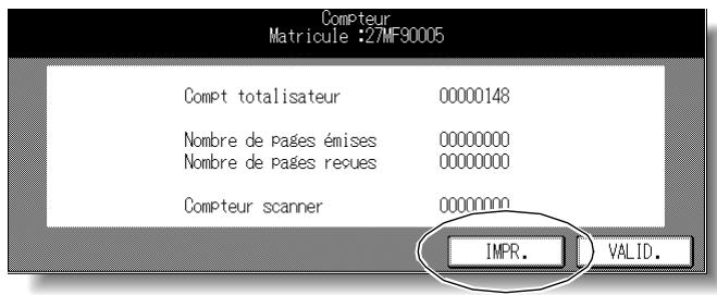 KONICA MINOLTA KM 7145 COPIER - Appuyez sur IMPR. - 1