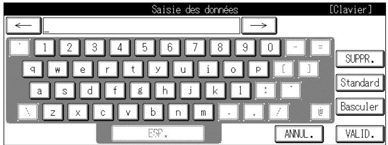 KONICA MINOLTA KM 7145 COPIER - Enregistrement d'un mot de passer confidientiel/numéro de protection d'accès pour la boîte de télécopie confidentielle : - 2