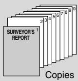 KONICA MINOLTA KM 7145 COPIER - \section*{Caracteristiques de l'insertion de couvertures et d'intercalaires} - 2