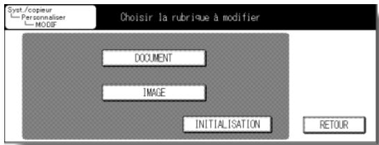 KONICA MINOLTA KM 7145 COPIER - Écran de sélection d'application (MODIF) - 1