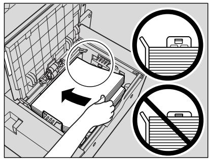 KONICA MINOLTA KM 7145 COPIER - Chargez le papier dans le magasin grande capacité (LCT). Chargez le papier en l'alignant sur le côté gauche du magasin. - 1