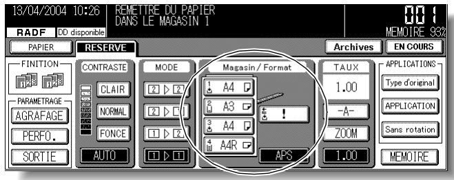 KONICA MINOLTA KM 7145 COPIER - Chargement du papier - 1