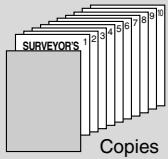 KONICA MINOLTA KM 7145 COPIER - \section*{Caracteristiques de l'insertion de couvertures et d'intercalaires} - 10