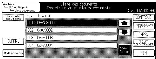 KONICA MINOLTA KM 7222 DOCU FOLDER - Configuration/Modification d'un code d'accès - 1