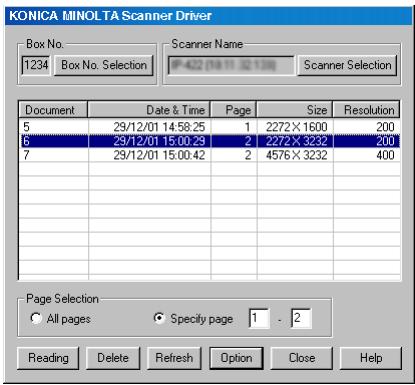 KONICA MINOLTA KM 7222 DOCU FOLDER - Écran du pilote de scanner - 1