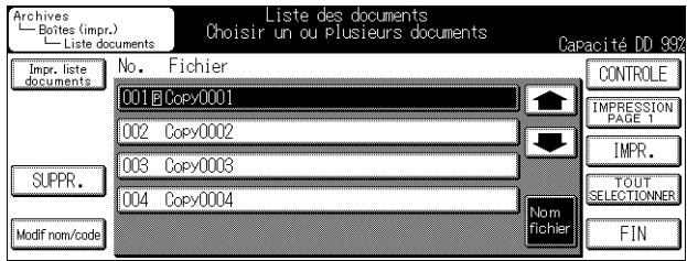 KONICA MINOLTA KM 7222 DOCU FOLDER - Modification du nom de document - 1