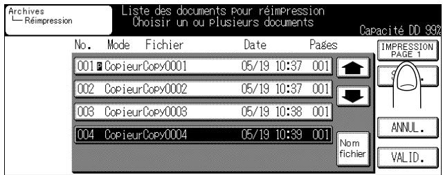 KONICA MINOLTA KM 7222 DOCU FOLDER - Appuyez sur IMPRESSION PAGE 1. - 1