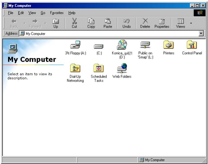 KONICA MINOLTA KM 7222 DOCU FOLDER - Installation du pilote de scanner réseau - 1