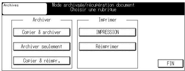 KONICA MINOLTA KM 7222 DOCU FOLDER - Configuration lors du stockage des documents - 3