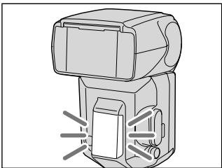 KONICA MINOLTA MAXXUM FLASH - Appuyer sur la touche d'éclairage. - 1