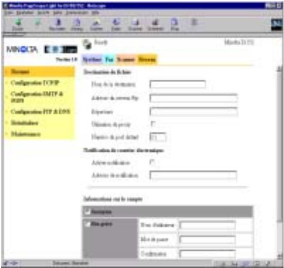 KONICA MINOLTA PSL SU 1 OM - Réglages Destination de Fichier - 1