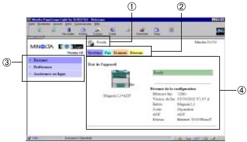 KONICA MINOLTA PSL SU 1 OM - Configuration de l'écran - 1
