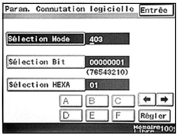 KONICA MINOLTA SU 501 PH2 5 - Pour spécifier un paramètre de commutation logicielle - 2