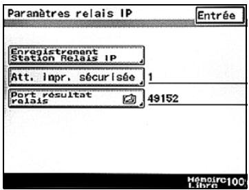 KONICA MINOLTA SU 501 PH2 5 - Pour enregistrer une station de relais IP - 2