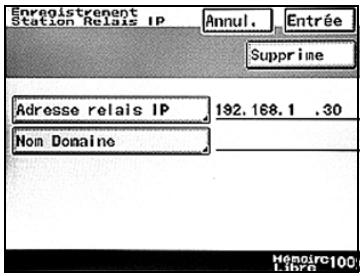 KONICA MINOLTA SU 501 PH2 5 - Pour enregistrer une station de relais IP - 7