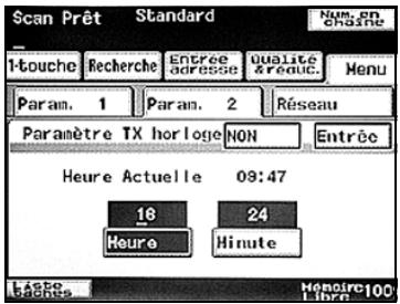 KONICA MINOLTA SU 501 PH2 5 - Spécifiez l'heure d'envoi de l'émission. - 1