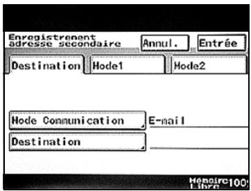 KONICA MINOLTA SU 501 PH2 5 - Enregistrer/Editor/Supprimer le destinataire secondaire - 2