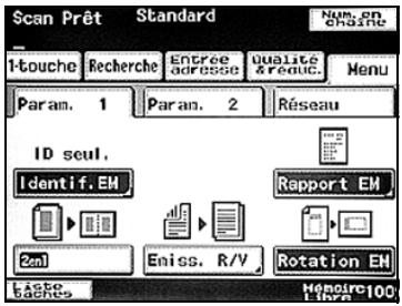 KONICA MINOLTA SU 501 PH2 5 - Spécifier la condition d'impression du rapport d'émission - 1