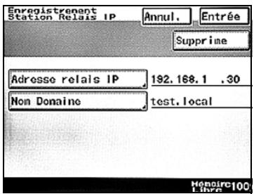 KONICA MINOLTA SU 501 PH2 5 - Pour enregistrer une station de relais IP - 9