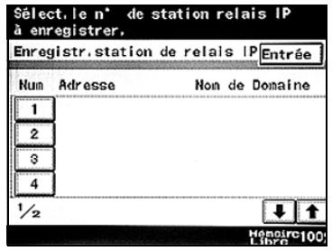 KONICA MINOLTA SU 501 PH2 5 - Pour enregistrer une station de relais IP - 3