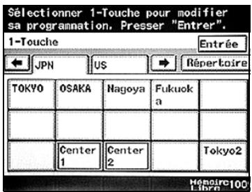 KONICA MINOLTA SU 501 PH2 5 - Changer/supprimer un bouton de numérotation 1-touche - 1