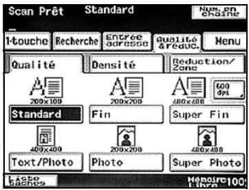KONICA MINOLTA SU 501 PH2 5 - Pour sélectionner un paramètre de qualité - 2