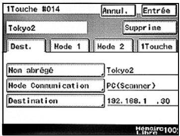 KONICA MINOLTA SU 501 PH2 5 - Changer/supprimer un bouton de numérotation 1-touche - 2