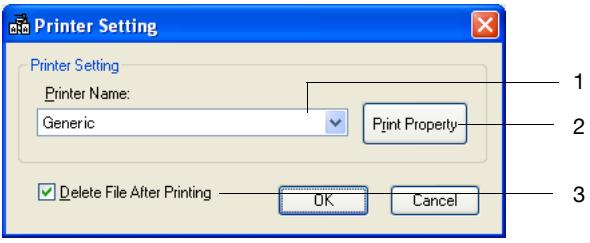 KONICA MINOLTA SU 501 PH2 5 - Boîte de dialogue Printer Setting - 1