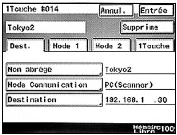 KONICA MINOLTA SU 501 PH2 5 - Pour programmer un bouton 1-touche - 11