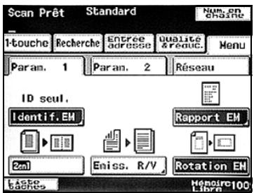 KONICA MINOLTA SU 501 PH2 5 - Spécifier la condition d'impression du rapport d'émission - 1