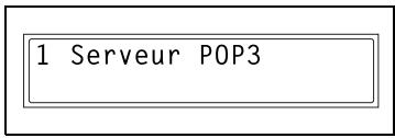 KONICA MINOLTA SU 502 SCANNER - Spécification de l'adresse du serveur POP3 - 3