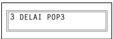 KONICA MINOLTA SU 502 SCANNER - Spécification du Délai de connexion au serveur POP3 (fonction "DELAI POP3") - 1