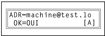 KONICA MINOLTA SU 502 SCANNER - Enregistrement de l'adresse E-mail de l'émetteur - 2
