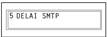 KONICA MINOLTA SU 502 SCANNER - Spécification du délai de connexion au serveur SMTP (fonction "DELAI SMTP") - 1