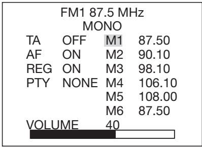 TAKARA CDV890 - En mode RADIO - 1