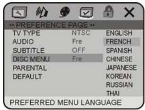 TAKARA CDV996 - « MENU DISQUE » - 1