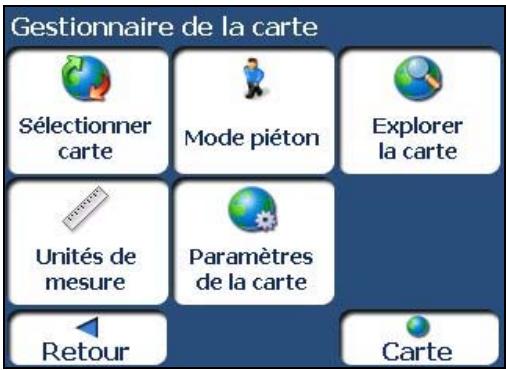 TAKARA DESTINATOR - Menu Gestionnaire de la carte - 1