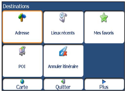 TAKARA DESTINATOR - Menu Destinations - 1