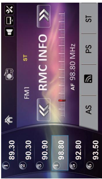 TAKARA RDV1857BT - Appuyez sur RADIO pour passer en mode RADIO. - 1