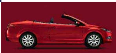FORD FOCUS COUPE-CABRIOLET - Seuls les revêtements de l'assise, du dossier et des renforts latéraux des sièges sont habilités des garnissages mentionnés. - 1