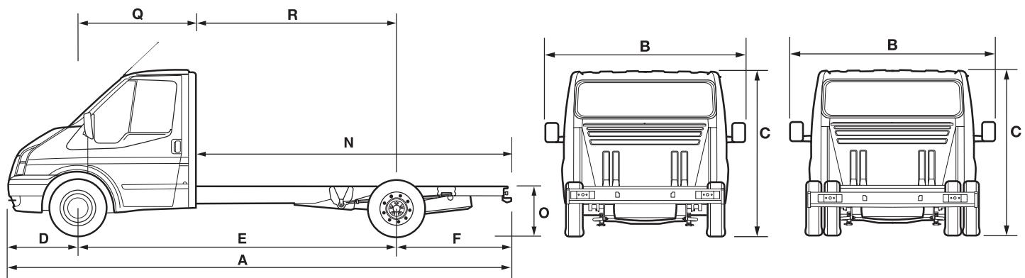FORD TRANSIT CHASSIS-CABINE - Empattement long - 1