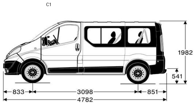 FORD VIVARO - Combi K2700 - K2900 - 1