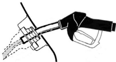 FORD FIESTA 2008 - Trappe de remplissage de carburant - 2