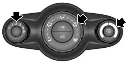 FORD FIESTA 2008 - Réglages recommandés pour la fonction de chauffage - 1