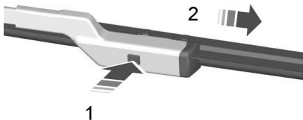 FORD FIESTA 2013 - Remplacement des balais d'essuie-glaces de pare-brise - 1