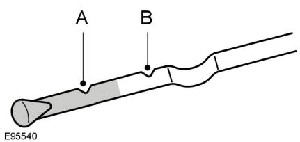 FORD FIESTA 2013 - JAUGE de niveau d'huile moteur - 1.6l duratec-16v ti-vct (SIGMA) - 1